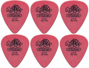 Plektra Dunlop 418R 0.50 Tortex Standard 6 Plektra