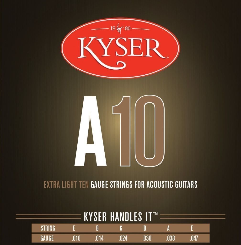 Saiten für Akustikgitarre Kyser USA Extra Light A10