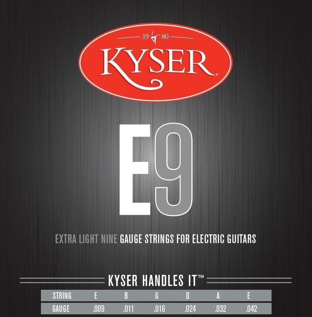 Strenge til E-guitar Kyser USA Extra Light E9