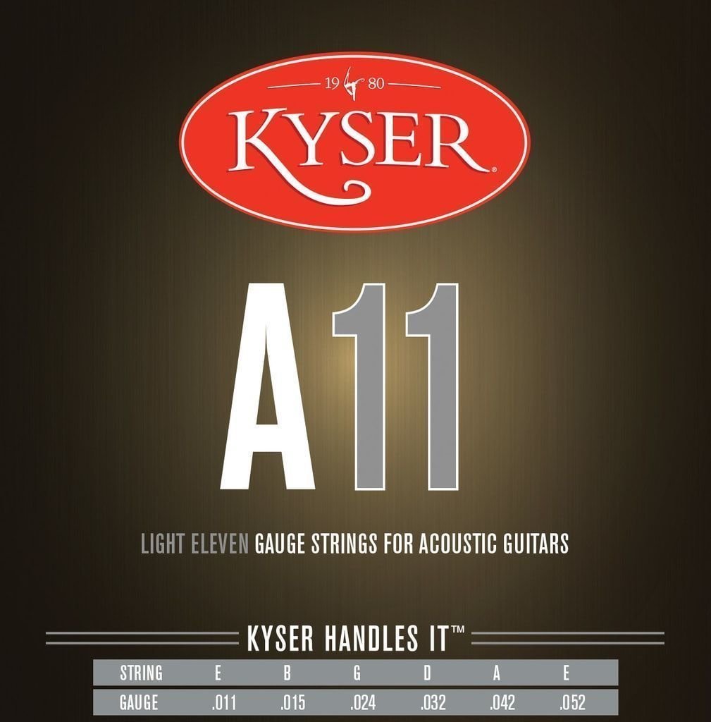 Snaren voor akoestische gitaar Kyser USA Light A11