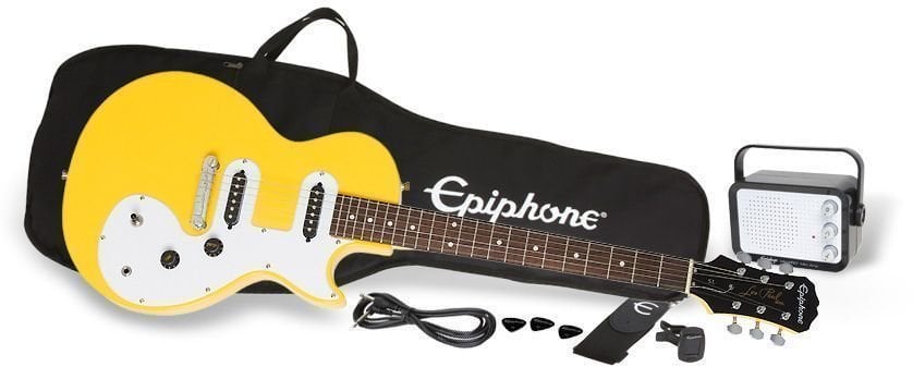 Elektrische gitaar Epiphone Les Paul SL Starter Pack Sunset Yellow