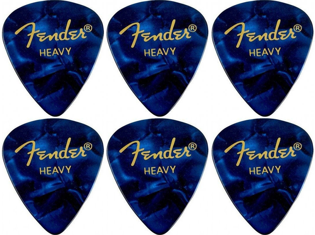 Médiators Fender 351 Shape Premium 6 Médiators