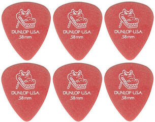 Plektra Dunlop 417R 0.58 Gator Grip Standard 6 Plektra