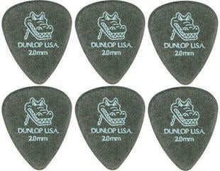 Palheta Dunlop 417R 2.00 Gator Grip Standard 6 Palheta