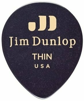 Pick Dunlop 485R-03TH Celluloid Teardrop Pick - 1