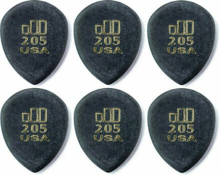 Pick Dunlop 477R 205 Jazz Tone Pointed Tip 6 Pick - 1