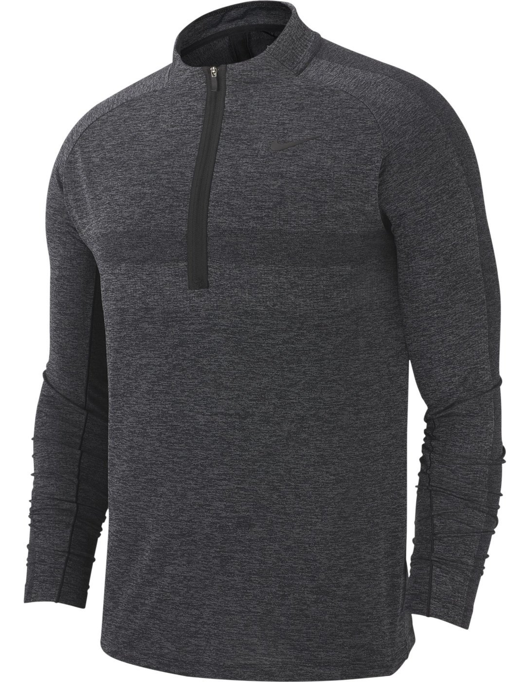 Pulóver Nike Dry Knit Statement 1/2 Zip Mens Sweater Black/Dark Grey XL