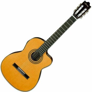 Klassieke gitaar met elektronica Ibanez GA6CE-AM 4/4 Amber - 1