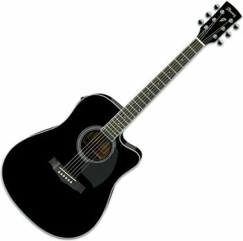 electro-acoustic guitar Ibanez PF15ECE-BK Black (Damaged) - 1