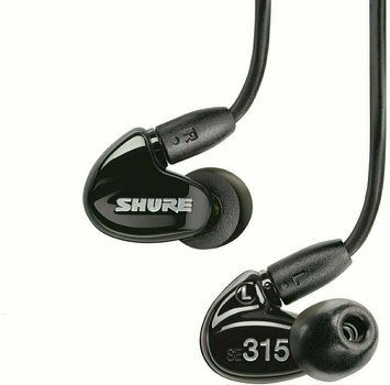 Auscultadores intra-auriculares Shure SE315-K Sound Isolating Earphones - Black - 1