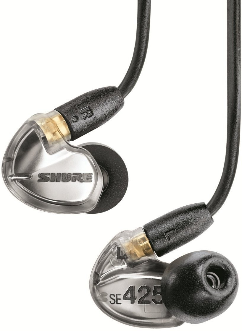 U-uho slušalice Shure SE425-V Sound Isolating Earphones - Metallic Silver