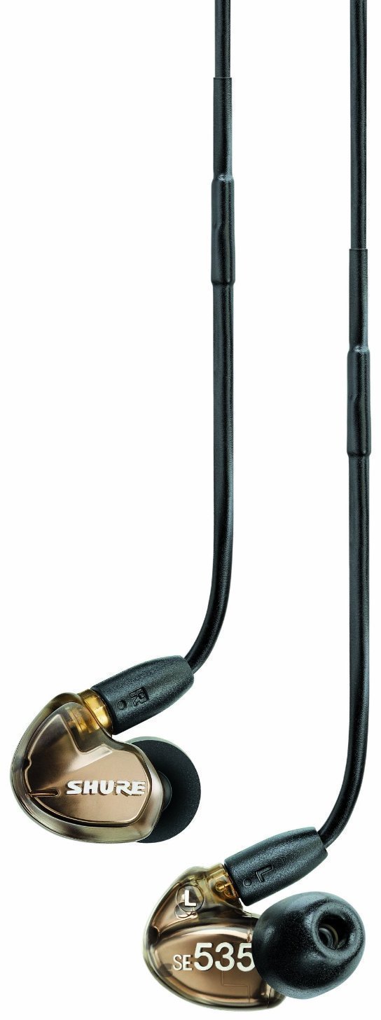 In-Ear Headphones Shure SE535-V Sound Isolating Earphones - Metallic Bronze