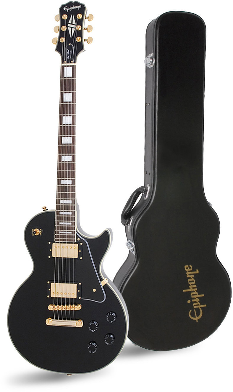 Elektrische gitaar Epiphone Les Paul CUSTOM PRO EB SET Eben