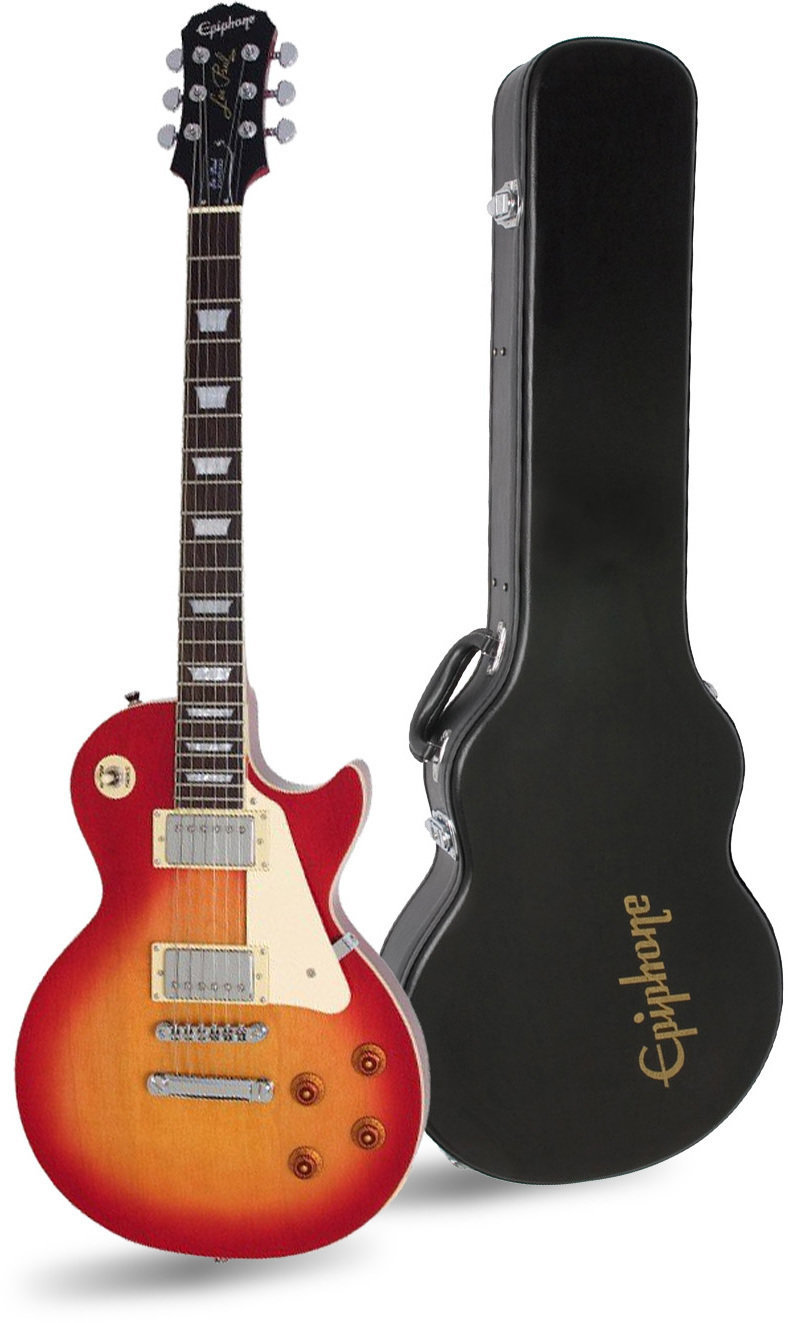 Električna gitara Epiphone LP Standard Plustop PRO HS SET Heritage Cherry Sunburst