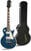 Guitarra elétrica Epiphone LP Standard Plustop PRO TL SET Trans Blue