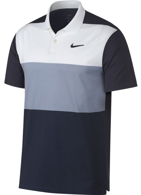 Polo košeľa Nike Dri-FIT Vapor Colourblock Pánska Polo Košeľa Dark Blue/Indigo Fog M