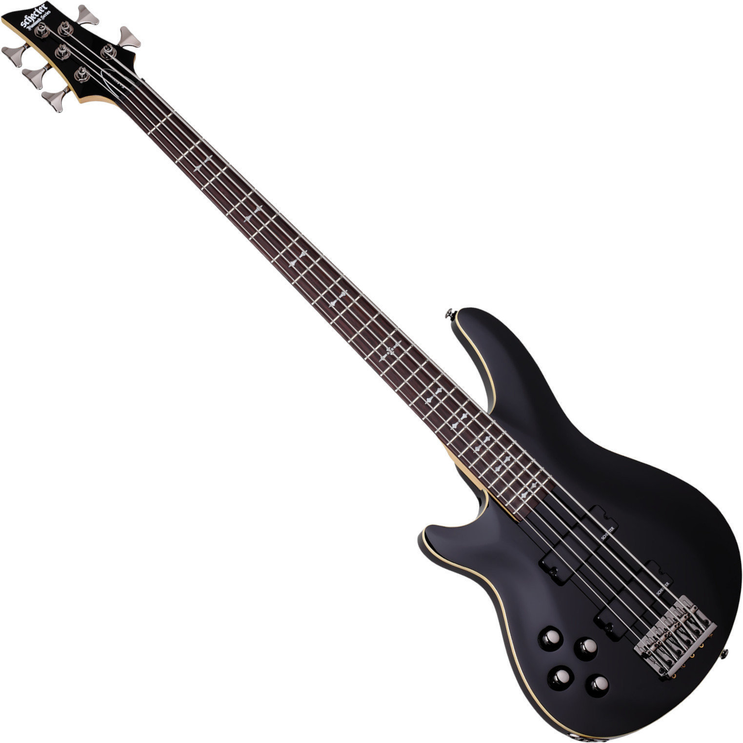 5-string Bassguitar Schecter Omen-5 LH Black
