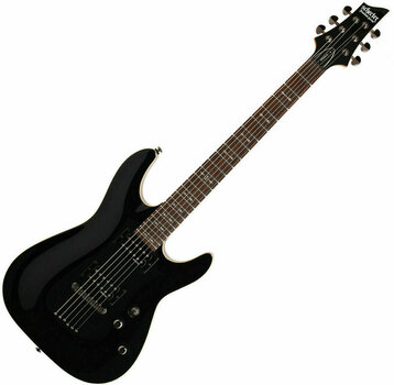Elektrische gitaar Schecter Omen 6 Black - 1
