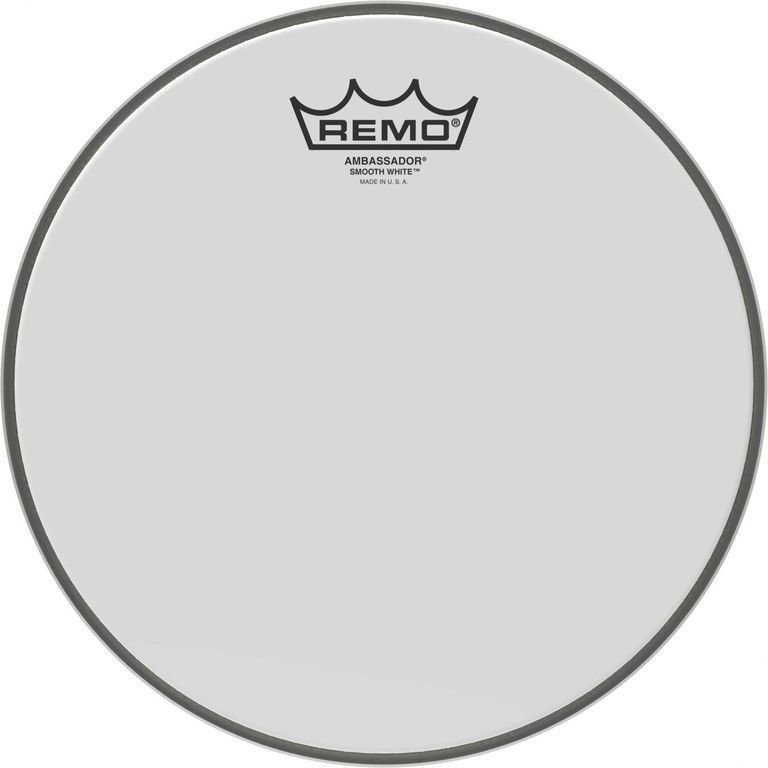 Kожа за барабан Remo BA-0214-00 Ambassador Smooth White 14" Kожа за барабан