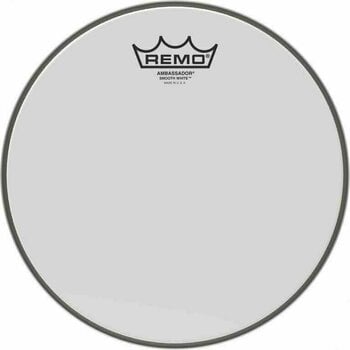 Drumvel Remo BA-0210-00 Ambassador Smooth White 10" Drumvel - 1