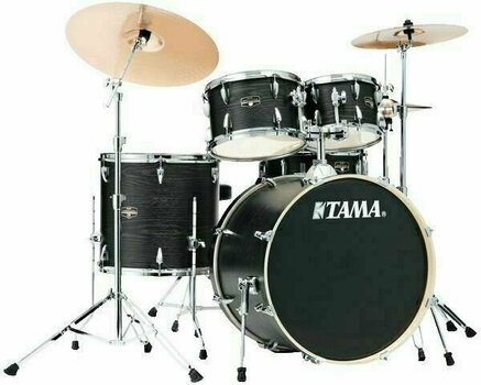 Akustik-Drumset Tama IE50H6W-BOW Imperialstar Black Oak Wrap - 1