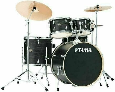 Akustik-Drumset Tama IE62H6W-BOW Imperialstar Black Oak Wrap - 1