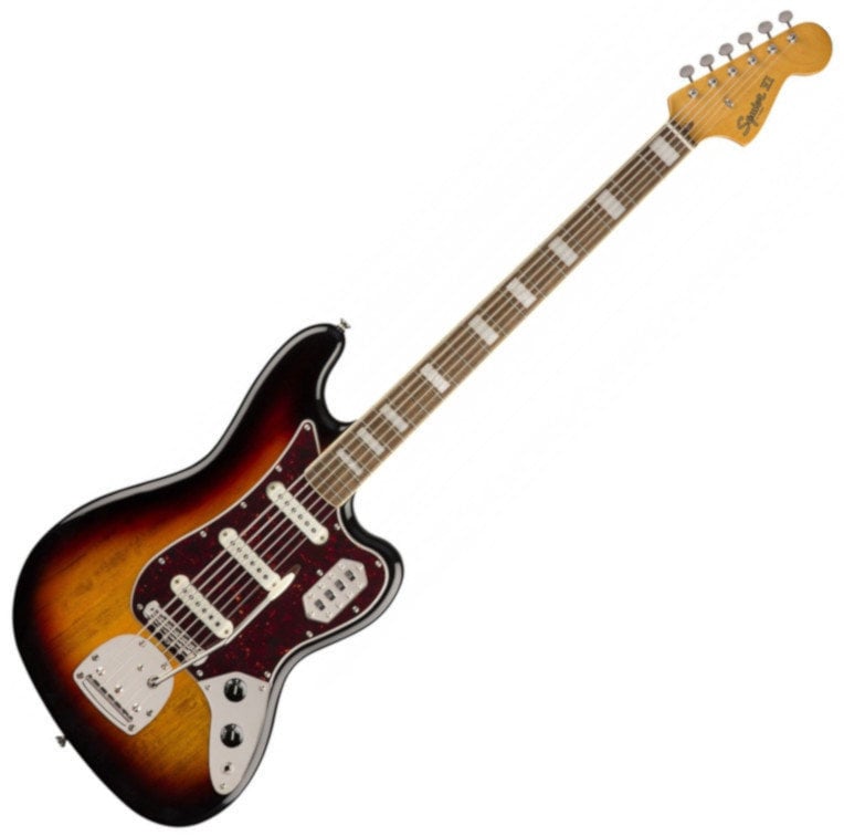 6-snarige basgitaar Fender Squier Classic Vibe Bass VI LRL 3-Tone Sunburst