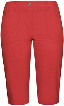 Sort Nivo Margaux Capri Womens Trousers Red US 4 - 1