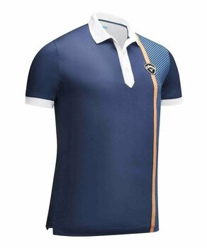 Polo Shirt Callaway Bold Linear Print Mens Polo Shirt Dress Blue L - 1