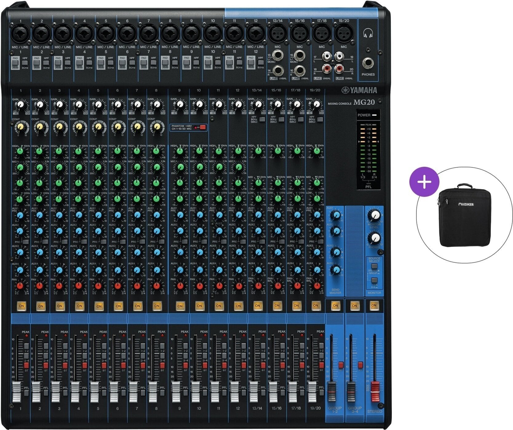 Αναλογικός Μίκτης Yamaha MG20 Basic SET Αναλογικός Μίκτης