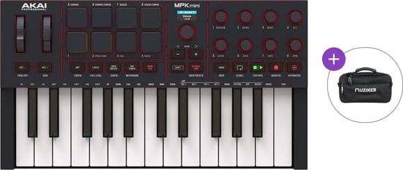 MIDI sintesajzer Akai MPK Mini MK4 Basic SET Black MIDI sintesajzer - 1