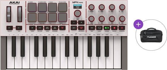 Master Keyboard Akai MPK Mini MK4 Basic SET Gray Master Keyboard - 1