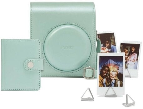 Cas de l'appareil photo
 Fujifilm Instax mini 13 accessory Kit Lagoon Green Cas de l'appareil photo - 1