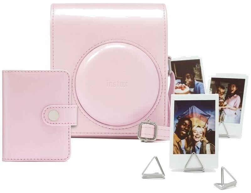 Cas de l'appareil photo
 Fujifilm Instax mini 13 accessory Kit Candy Pink Cas de l'appareil photo