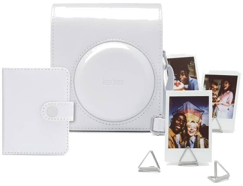 Cas de l'appareil photo
 Fujifilm Instax mini 13 accessory Kit Clay White Cas de l'appareil photo