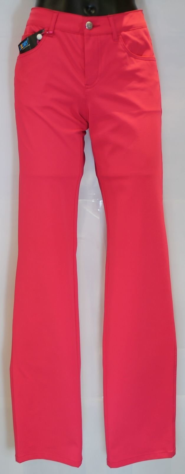 Pantalons Alberto Anja 3xDRY Cooler Pantalon Femme Dark Red 36