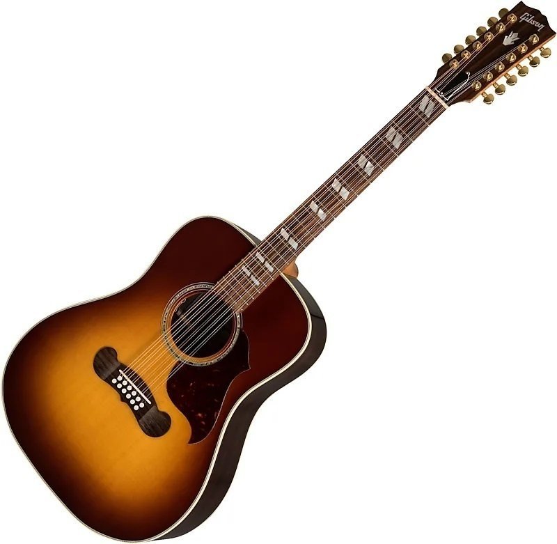 12-snarige elektrisch-akoestische gitaar Gibson Songwriter 12 2019 Rosewood Burst