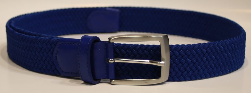 Belt Alberto Gürtel - Basic Braided Blu 100