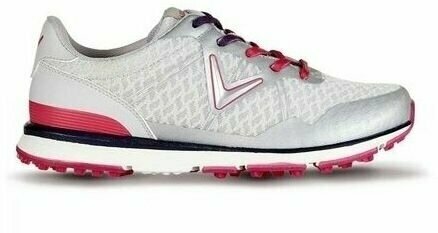 Chaussures de golf pour femmes Callaway Solaire White/Grey/Pink - 1