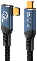 PremiumCord USB4 Version 2.0 80Gbps 16K@60Hz 240W Thunderbolt 5 Black 0,8 m USB Cable (Like new)