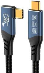 USB Cable PremiumCord USB4 Version 2.0 80Gbps 16K@60Hz 240W Thunderbolt 5 1 m USB Cable