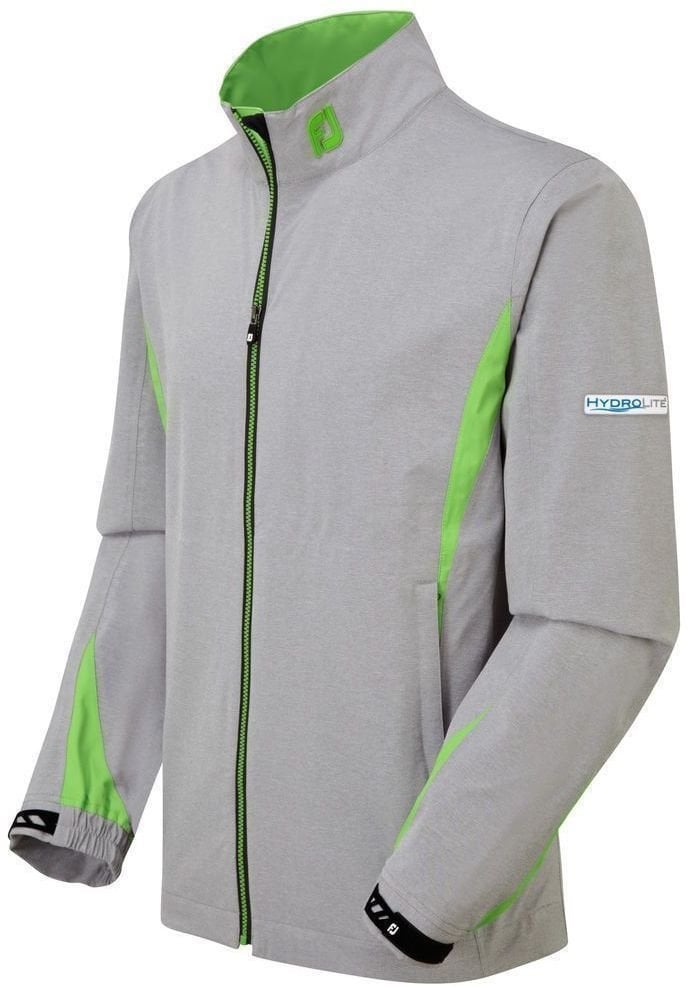 Vízálló kabát Footjoy HydroLite Waterproof Mens Jacket Grey/Green 2XL