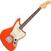 Guitarra elétrica Fender Player II Jaguar RW Rallye Orange Guitarra elétrica