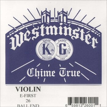 Žica za violinu Westminster E 4/4 Medium Ball End Žica za violinu - 1