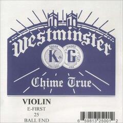 Violin Strings Westminster E 4/4 Soft Ball End Violin Strings