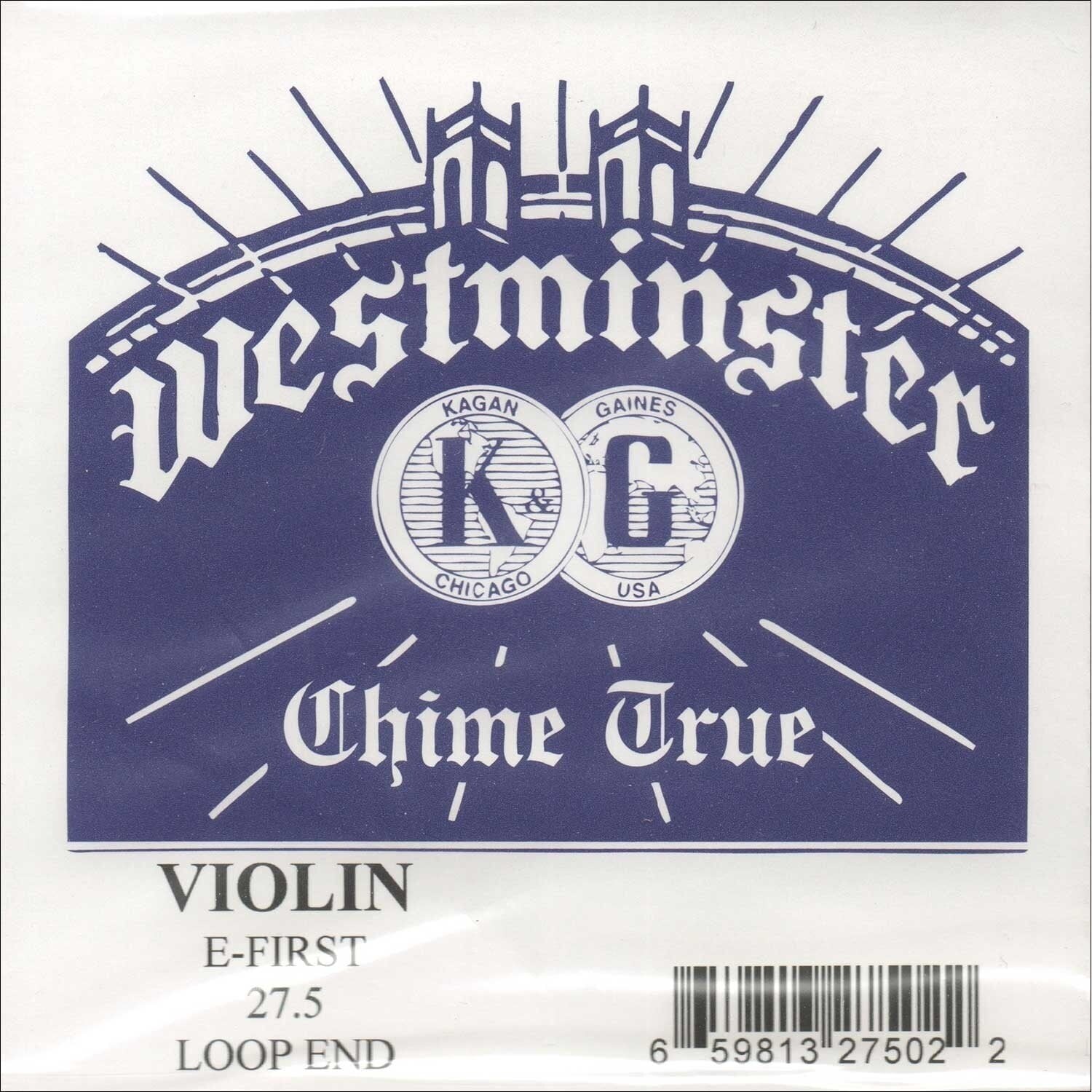 Violin Strings Westminster E 4/4 Strong E-Loop End Violin Strings