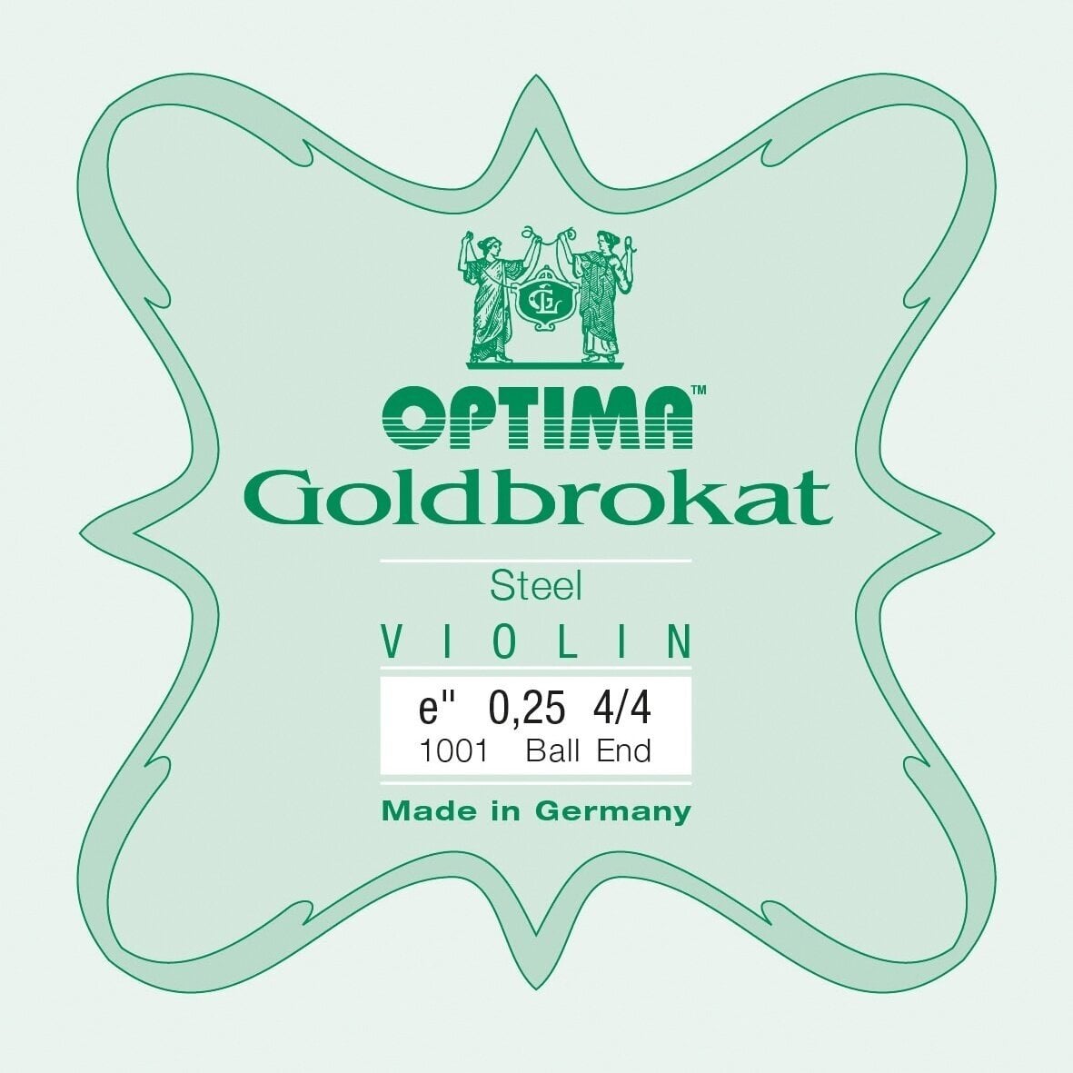 Saiten für Streichinstrumente Optima Goldbrokat E 4/4 Soft Ball End Saiten für Streichinstrumente