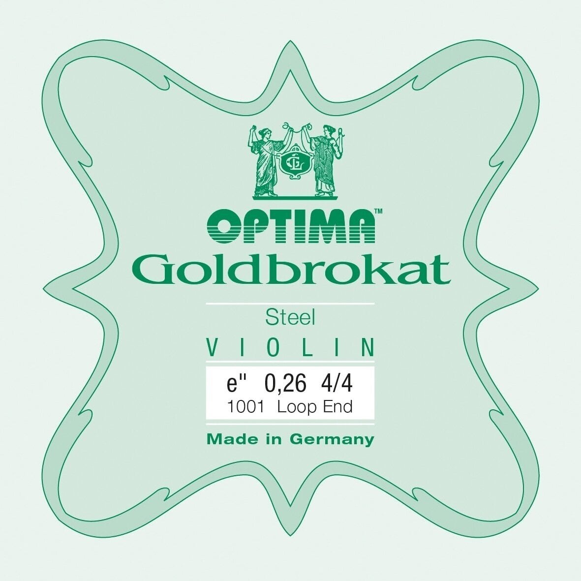 Saiten für Streichinstrumente Optima Goldbrokat E 4/4 Medium Loop End Saiten für Streichinstrumente