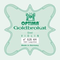 Saiten für Streichinstrumente Optima Goldbrokat E 4/4 Soft Loop End Saiten für Streichinstrumente