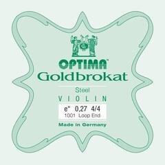 Saiten für Streichinstrumente Optima Goldbrokat E 4/4 Strong Loop End Saiten für Streichinstrumente
